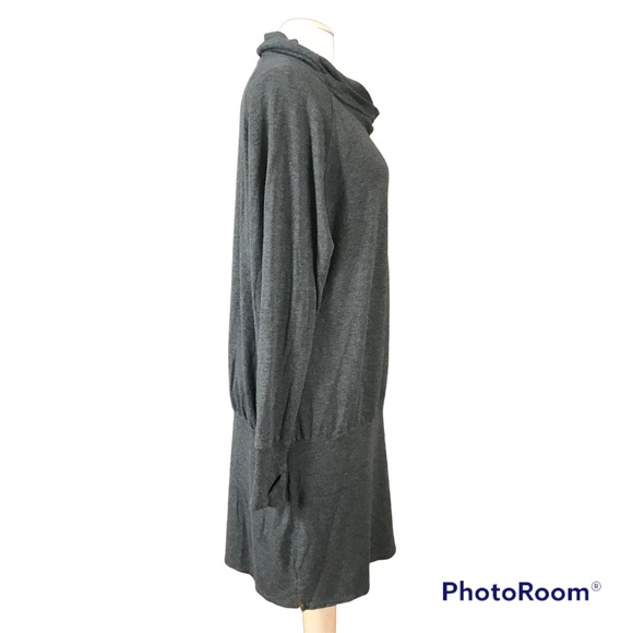 Athleta Duran Dolman Drop Waist Tunic Long Sleeve Gray Dress Size XL - Picture 5 of 15